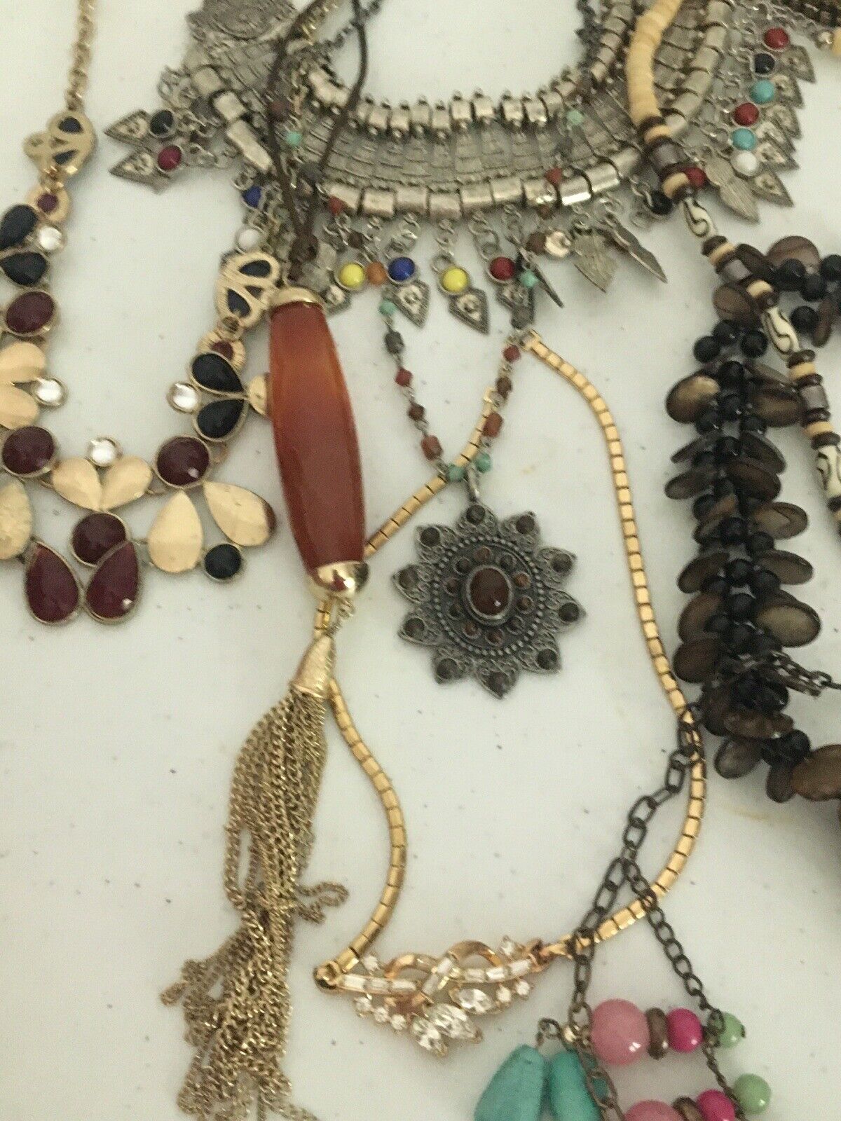 Mix Lot Necklaces Assorted Styles, Sizes, Colors … - image 6