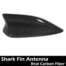 1PCS Gloss Real Carbon Black Fiber Roof Shark Fin Antenna Cover Fits 13-15 CX-5