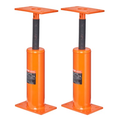 2er Set Arbeitssparender Plattenheber Aus Edelstahl – 400 Kg Tragkraft, Höhenverstellung 0–23 Cm, 38,3 Cm Lang, Für Trockenbau, Türen & Schränke