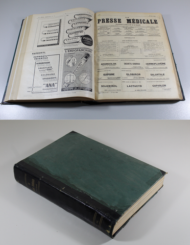 Magazine LA PRESSE MEDICALE, Year 1942 Complete. Bound, French Language. - 第 2/9 張圖片