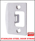 <!--F#f_0-->Stainless Steel Timber Door Lock Latch Striker Strike Plate Pad Close Catch <!--F/-->
