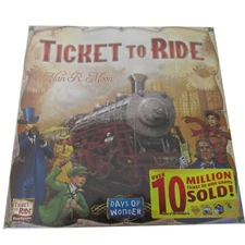 Ticket To Ride - Play with Alexa Alan R Moon DOW Board Game NEW DMG PKG