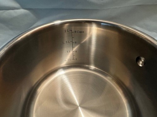 Cuisinart Chefs Classic Pro Edelstahl 1,5 Quart & 2,5 Quart Soßenpfannen + Dampfgarer - Bild 4 von 14