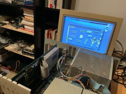 SCSI Controller GVP mit QUANTUM Pro Drive LPS Festplatte und RAM