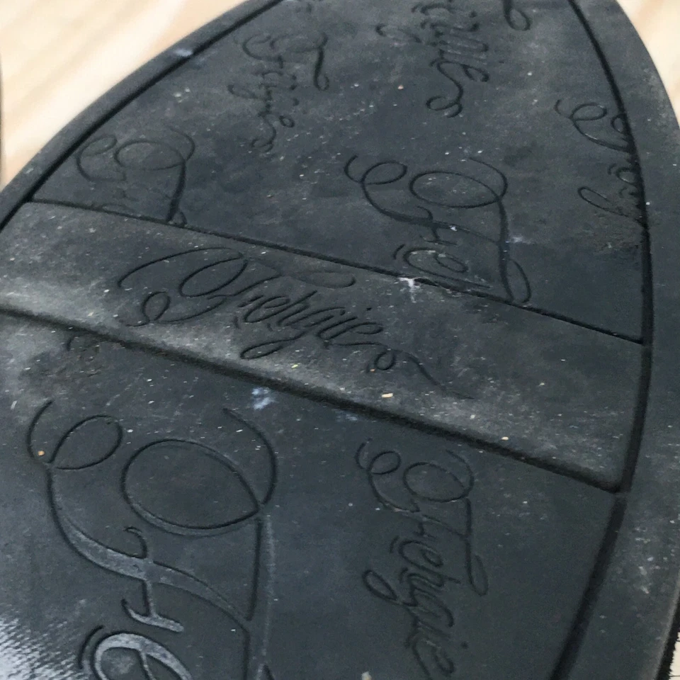 Zapatos Fergie Mujer 10M Inca Perforados Sin Cordones Oxford Cuero Negro Punta Foto 4 de 4