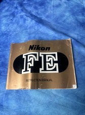 Nikon FE instruction manual  M 