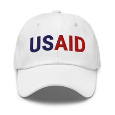 US AID Dad hat Embroidered USAID hat US Agency for international development hat