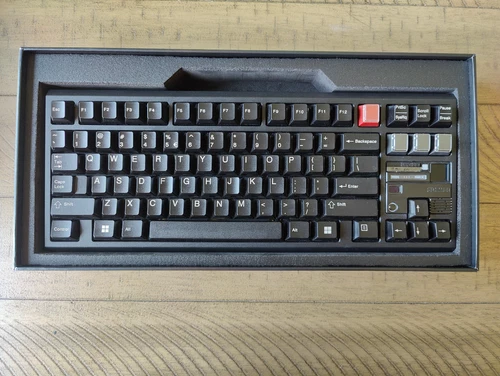 FAUKWAA - [ MY-2K ] - Smal WKL / Flex Cut Aluminum Plate / Coating - Black Flash