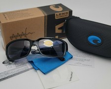 Costa Del Mar CL 11 Caballito Black Frame Polarized Gray 580P Lens Sunglasses