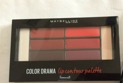 Maybelline Color Drama Lip Contour Palette 4 g- 01 Crimson Vixen