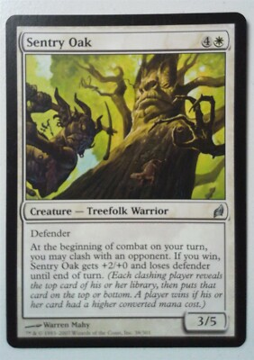 Sentry Oak *Uncommon* Magic MtG x1 Lorwyn SP