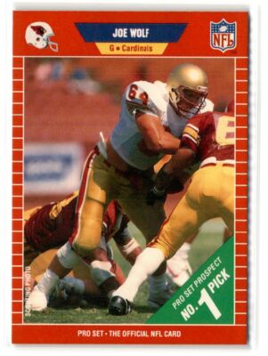 1989 Pro Set FOOTBALL #508 Joe Wolf Rookie Phoenix Cardinals | eBay