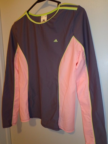 Adidas Pull Over Long Sleeve Athletic Youth Girl's Shirt Multi-Color Size L - Picture 2 of 12