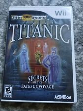 Wii Titanic video game, Mystery Video game for the Nintendo Wii