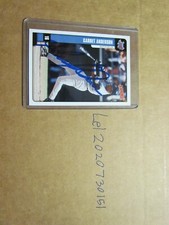 2000 Victory Garret Anderson Signed Baseball Card 