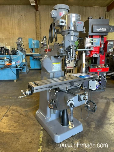 2hp Bridgeport Milling Machine 9” X 48” Table W/powerfeed and Jenex DRO