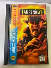 Sega CD (CIB) - Fahrenheit - 32X Complete Game, Both Discs, Box & Manual *mint*