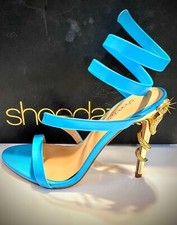 Shoedazzle Jasonia Strappy Sandal Color:Peacock  Size:8  SUPER FREAKING CUTE!