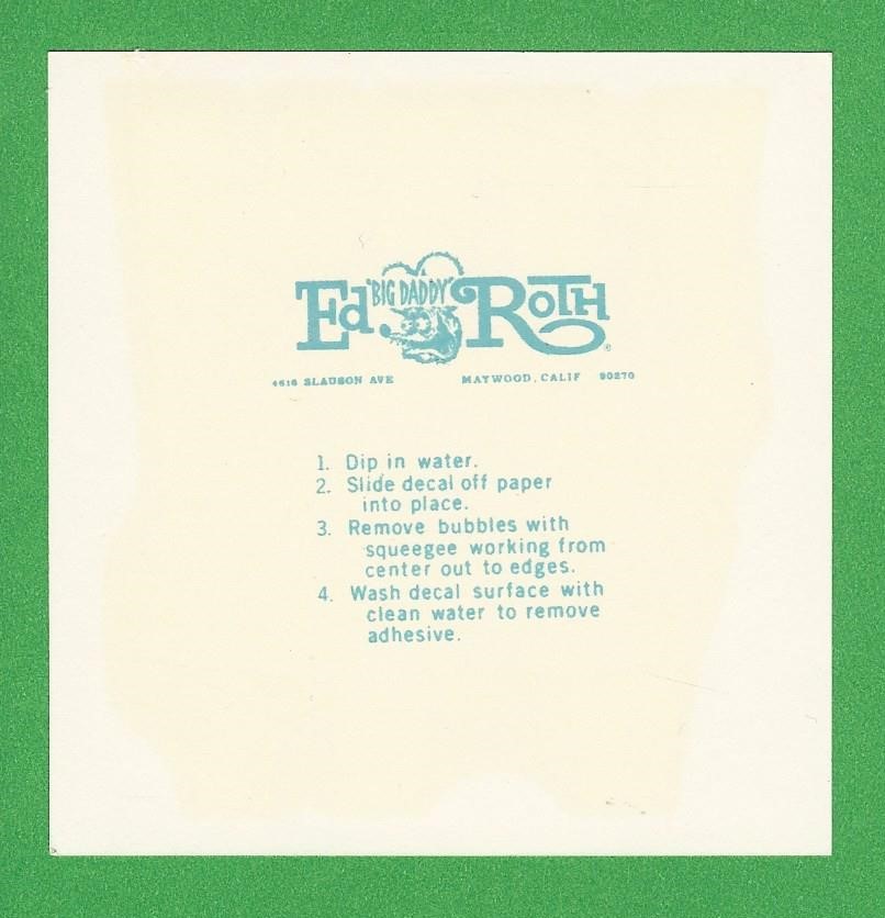 VINTAGE ORIGINAL 1966 ED ROTH