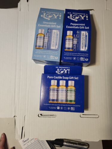 Dr. Bronner's Joy gift set lot