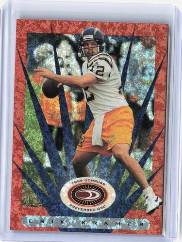 1999 Donruss Preferred QBC #26 Erik Kramer Bronze Power #'d /500