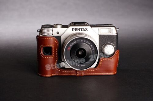 Retro Camera Protection Leather Case for Pentax Q7/Q10 Photography Cover Padded - Picture 2 of 10