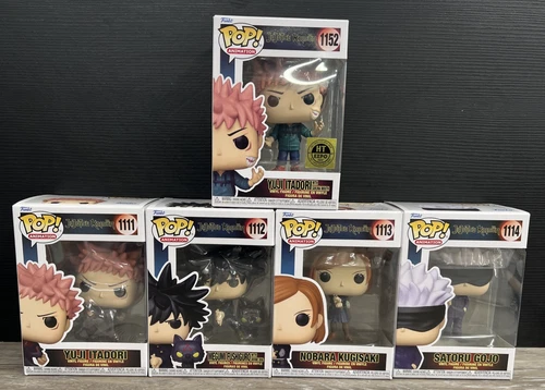 5 Funko Pop! Animation: Jujutsu Kaisen-Gojo & Class #1111/1112/1113/1114/1152