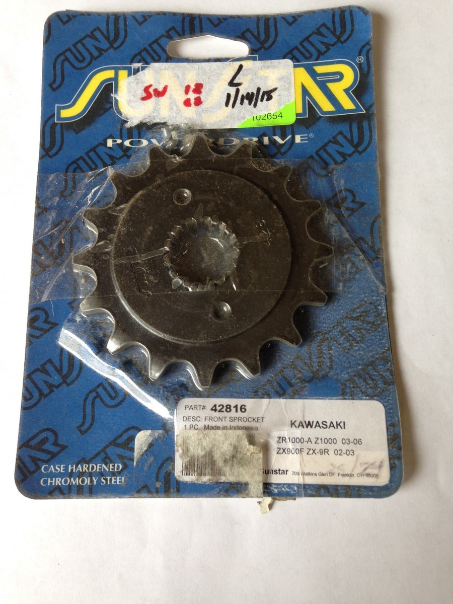 SUNSTAR STEEL FRONT SPROCKET 16T 42816 NOS! | eBay