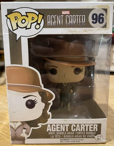 Funko Pop Vinyl | #96 Agent Carter (Sepia Tone) Marvel + Pop Protector