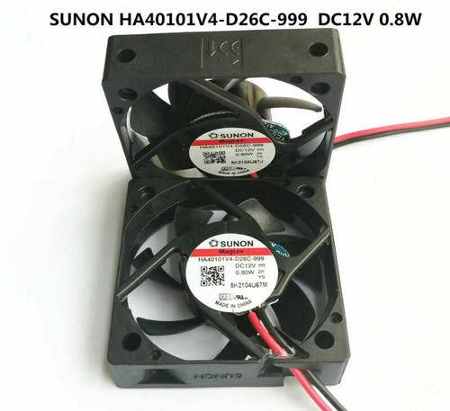 HA40101V4-D26C-999 4010 12V 0.8W 2-pin Magnetic Suspension Silent Fan - Picture 4 of 8