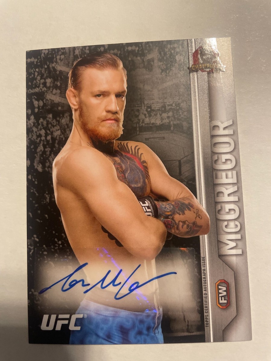 コナー　マクレガー 　直筆　サインカード　 TOPPS UFC 2015 2015 Topps UFC Champions Conor McGregor Autographs #FACMC