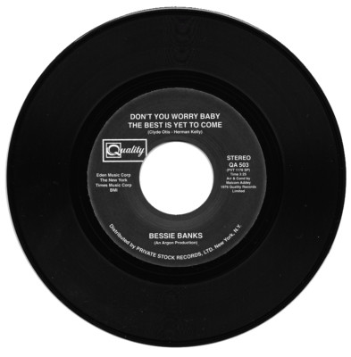 Bessie Banks Mach dir keine Sorgen Baby/Court Davis Versuch zu denken, dass Northern Soul zuhört