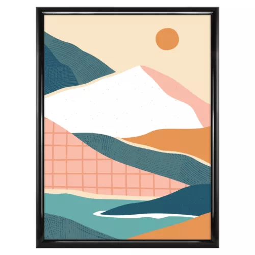 Mainstays 18x24 Rounded Black Poster Frame