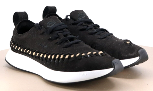 Nike Dualtone Racer Woven Vachetta Women's Running Shoes Size 8.5 Leather Black - Picture 5 of 10