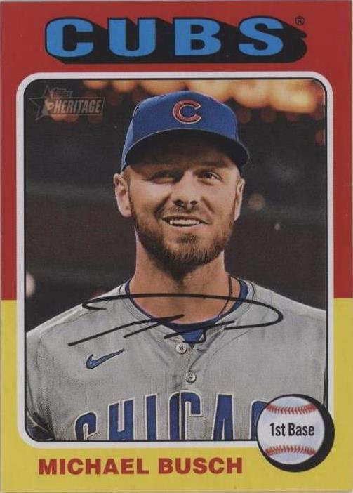 2024 Topps Heritage High Number - Michael Busch #537 - 1 of 1