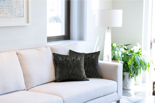 Cushion Covers Throw Velvet Sofa Pillow Cases - 17"x17" Inch Crushed Velvet - Picture 3 of 13