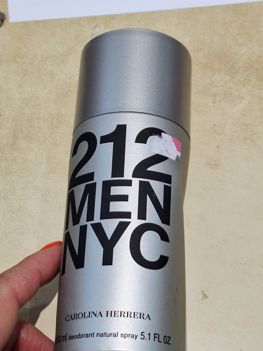 CAROLINA HERRERA 212 NYC For Men 150ML Deodorant Spray Dented New - Main Image