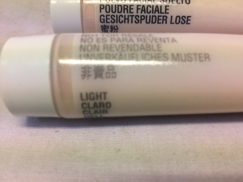 2 Vintage Mary Kay Loose Face Powder “LIGHT" .6 Oz Demo Tubes - 1.2 Oz Total - Picture 2 of 5