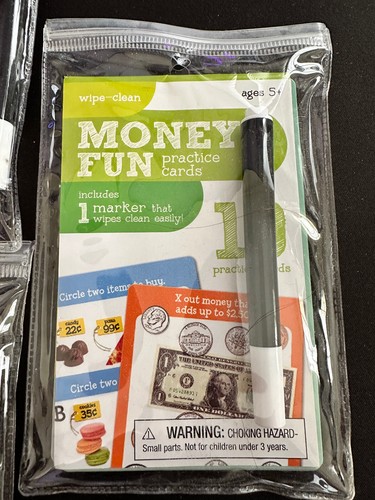 Money Addition Division Multiplication Flash Cards And Wipe Clean Cards SEE PICS - Picture 4 of 8