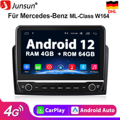 8-Kern Android 13 Autoradio GPS Navi Mercedes ML/GL