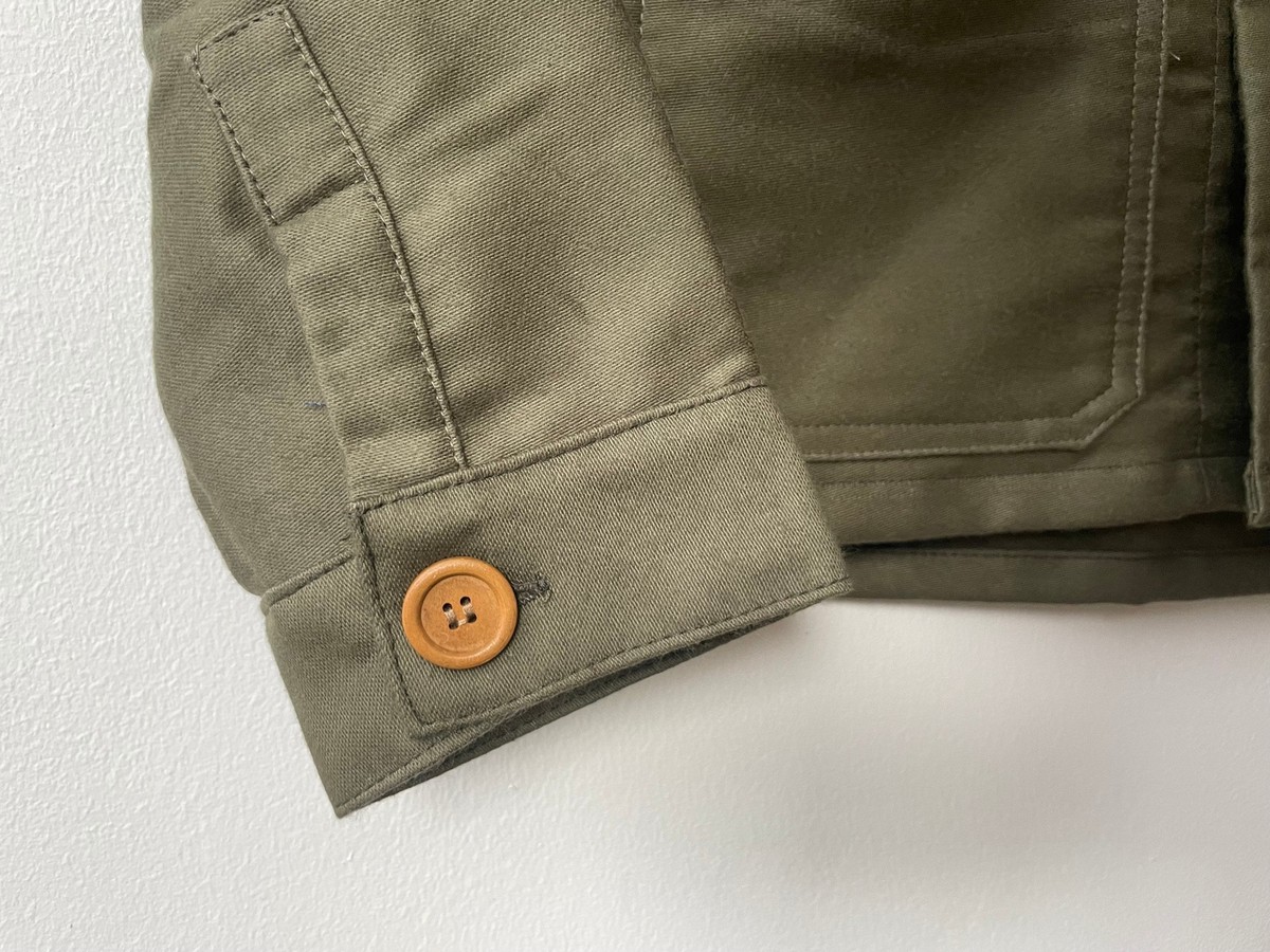Vintage Moleskin French Work Jacket Made In England - Moss Vintage Moleskin French Work Jacket Made In England - Moss