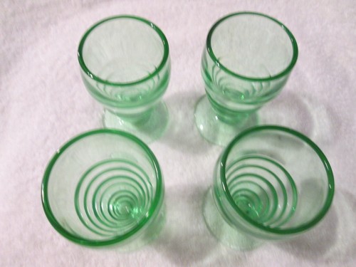 GAFAS CORDIALES DE JEREZ DE COLECCIÓN DE LA ERA DE LA DEPRESIÓN - Imagen 3 de 4