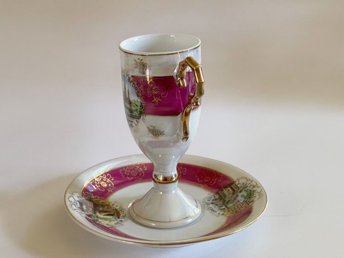 Lusterware Cup and Saucer Souvenir of New Orleans by S. J. DHARIA & Co. Japan - Picture 3 of 7