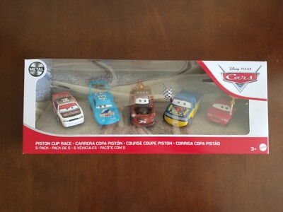 Disney Pixar Cars 2021 Metal Piston Cup Race 5 Pk, T.G, King