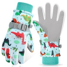 Winter Gloves for Boys Girls Kids Snow Gloves Toddler Small  4-6 Years  Blue