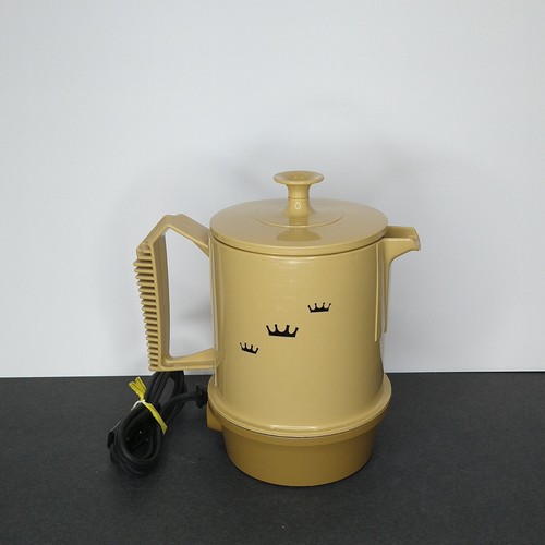 Vintage Regal Poly Perk Crown 4 Tassen Ernte Gold Elektrischer Automatischer Perkolator 7503 - Bild 4 von 11