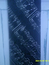 Music Notes Themed Necktie By “Dem Crazy” perfect For Musicians