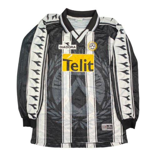 1999-00 Udinese Diadora Jorgensen XL Worn Matchworn VINTAGE SOCCER JERSEY-