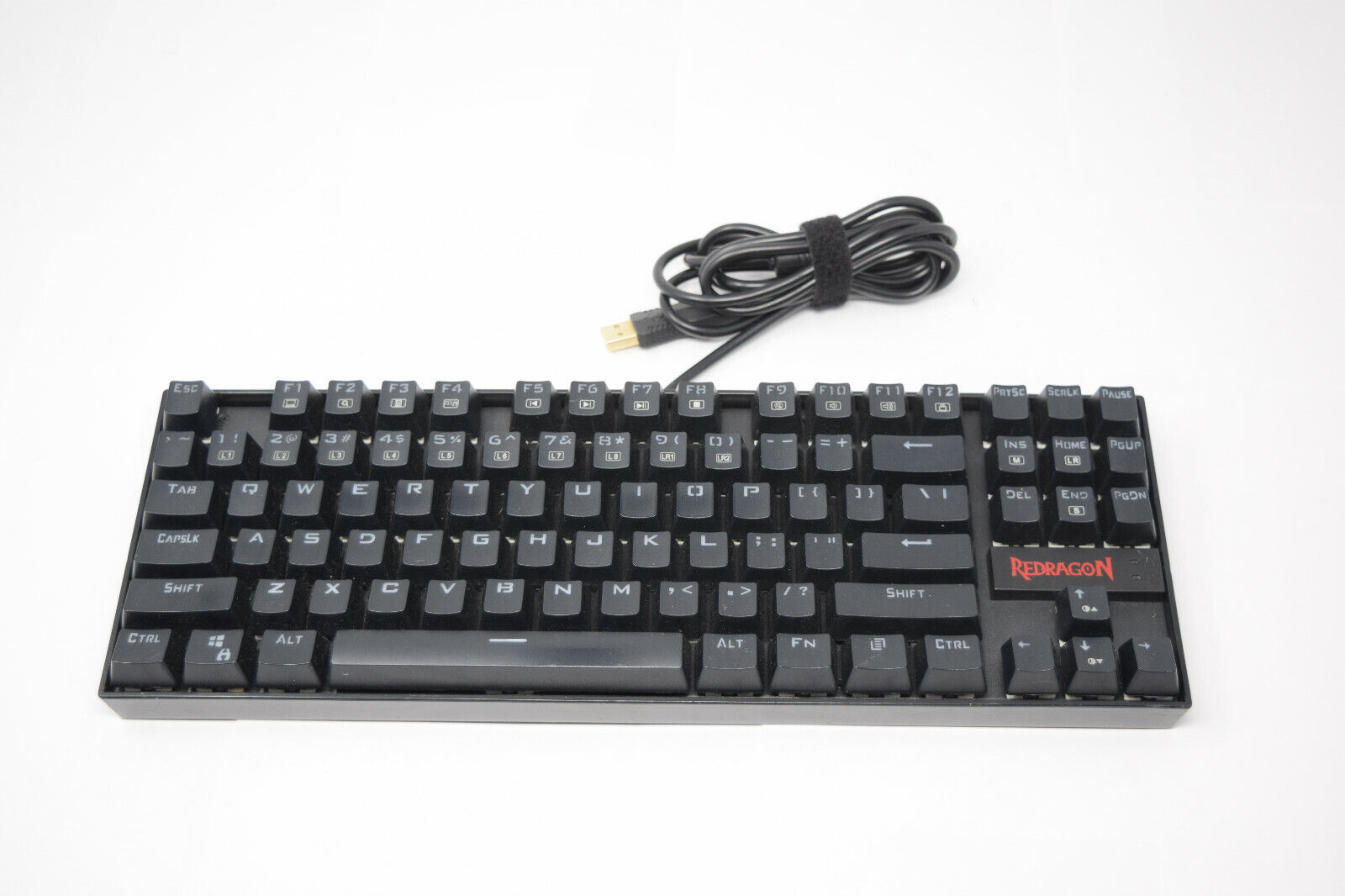 Red Dragon Kumara K552R-1 BLACKLIGHT GAMING Mechanical PC Keyboard RedDragon