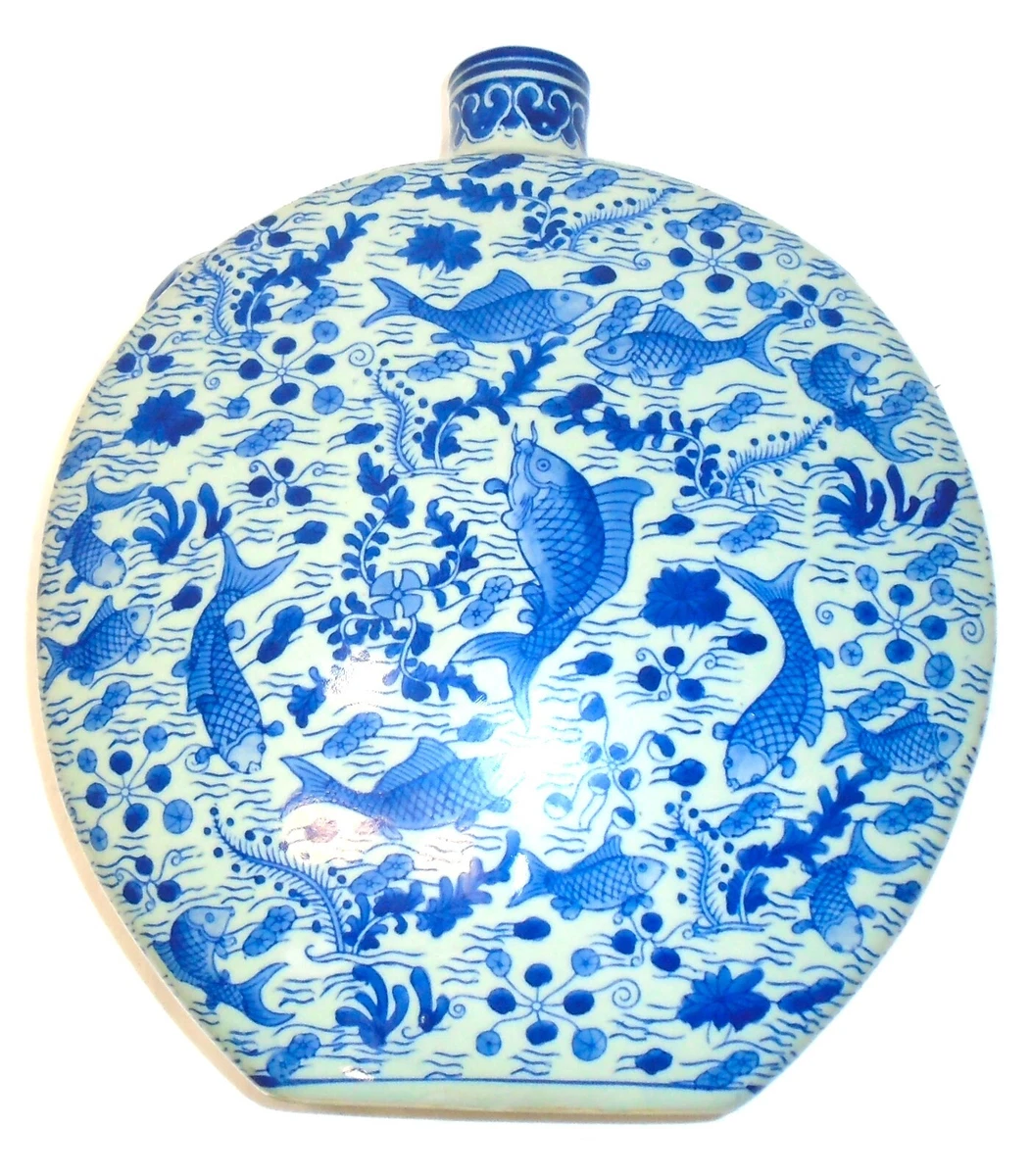 蓝色1940 年后中国古董花瓶| eBay